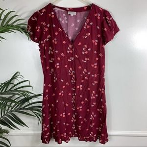 Ann Taylor Loft Floral Dress Womens Plus 14